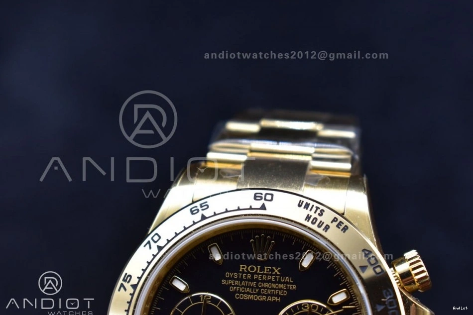 Daytona Best YG Edition SA4130 1:1 Black V2 Clean 116505 Dial on Bracelet 0208